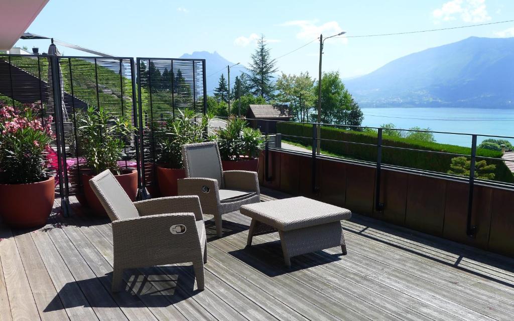 Le Clos Du Lac - Location De Chambres Veyrier-du-Lac Luaran gambar